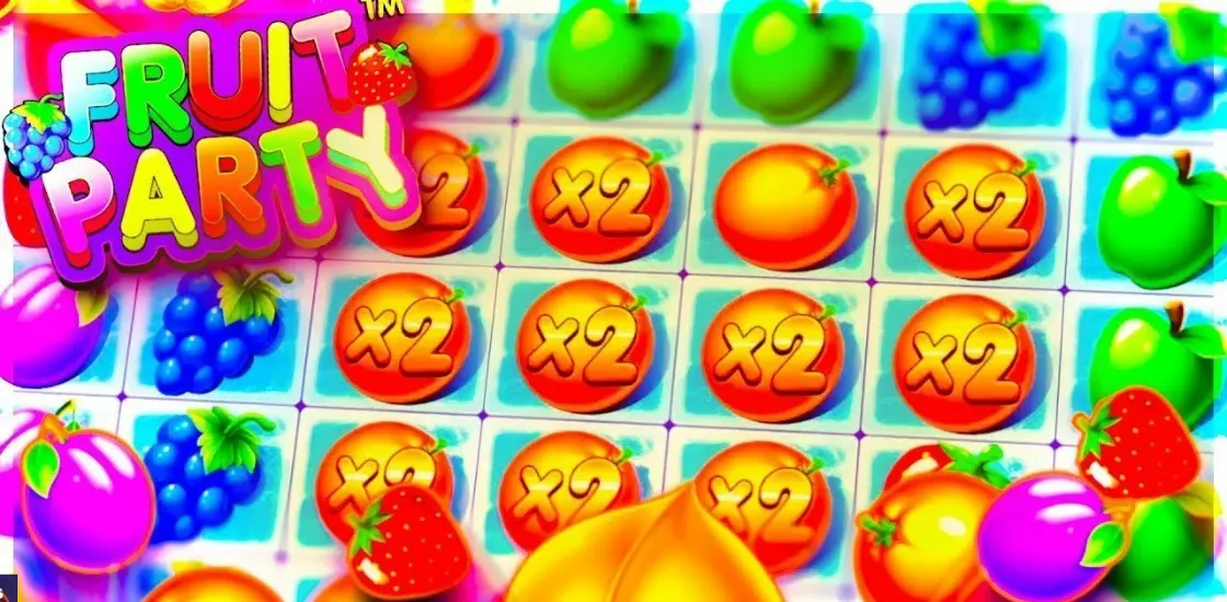 Интерфейс слота Fruit Party