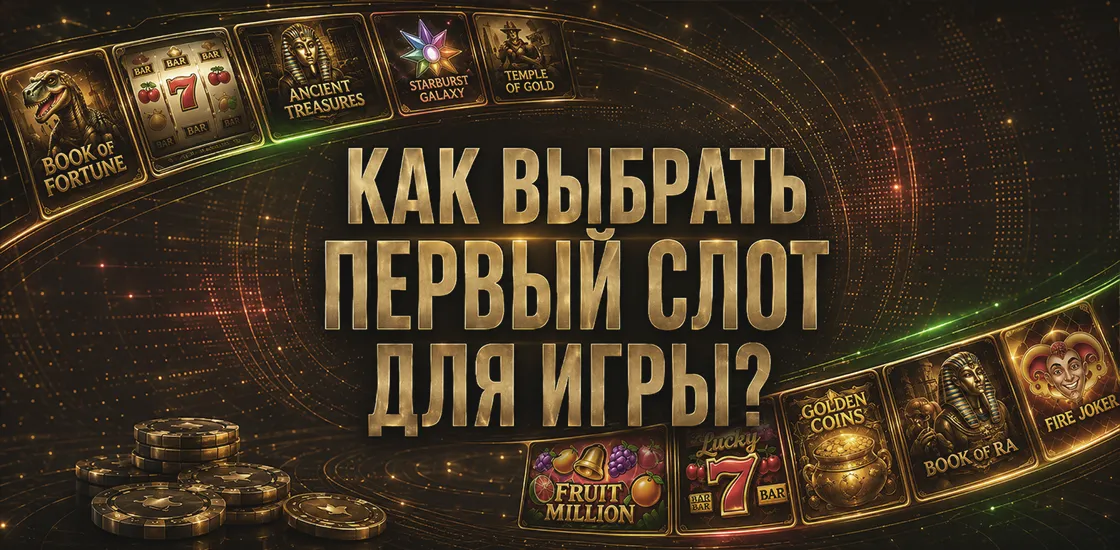 как выбрать первый слот для игры