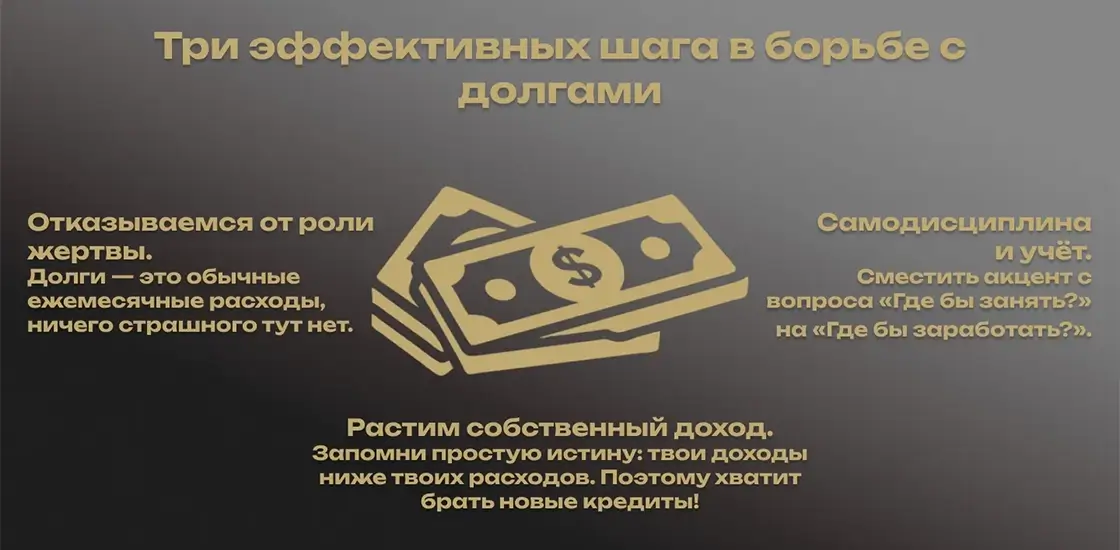 Как выбраться из долговой ямы