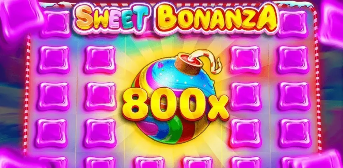 Интерфейс игрового автомата Sweet Bonanza