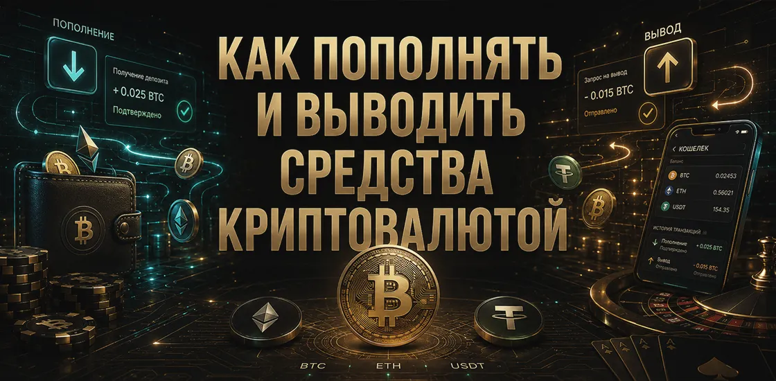 Как пополнять и выводить средства