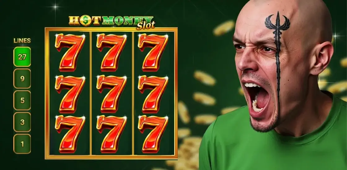 Геймплей НОТ MONEY SLOT — визуал, символы и оформление при заносе