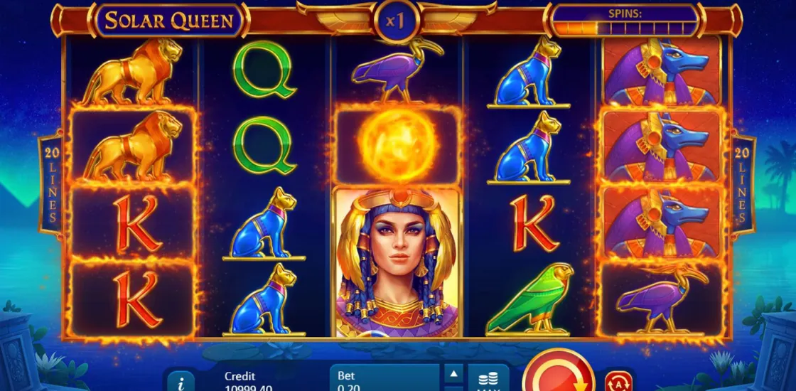 Слот Solar Queen в популярном онлайн-казино