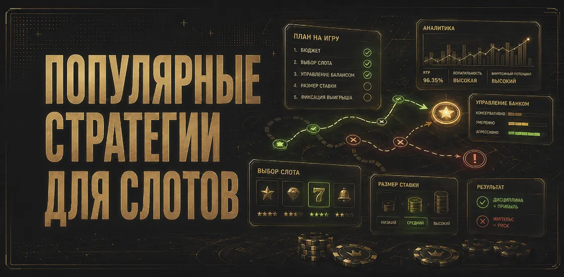 Популярные стратегии для слотов