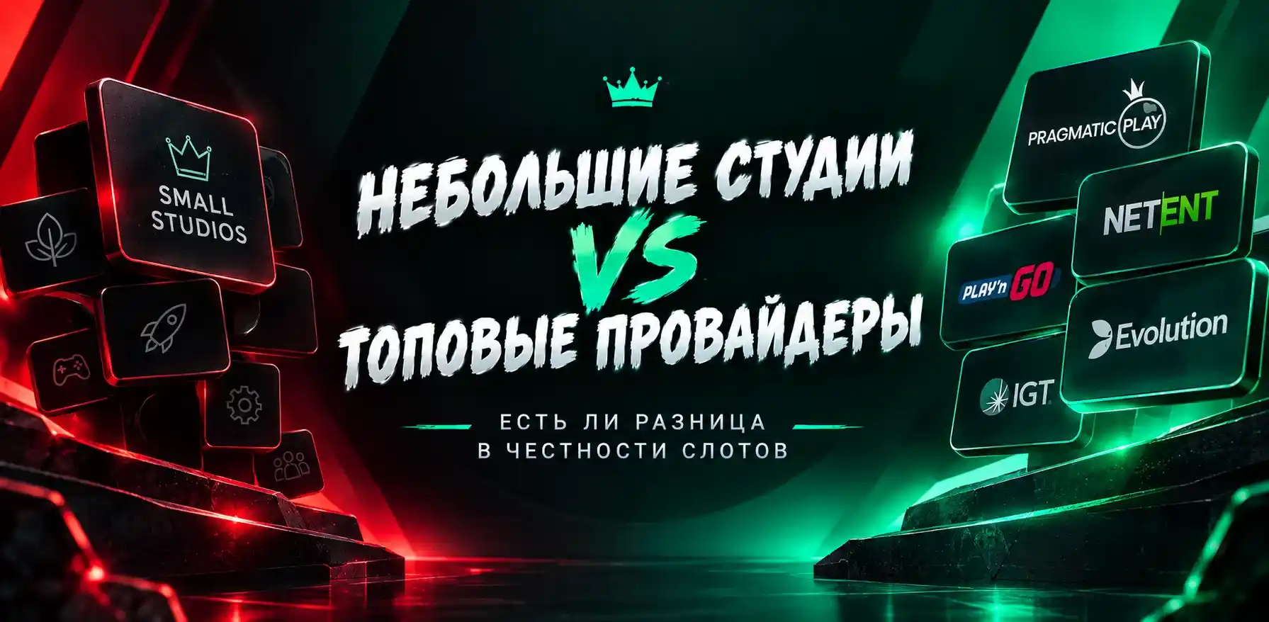 Сравнение крупных и небольших провайдеров слотов по честности.