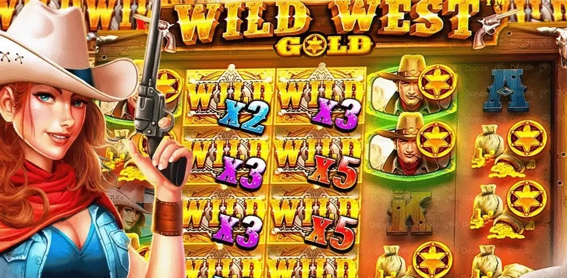 Барабан слота Wild West Gold